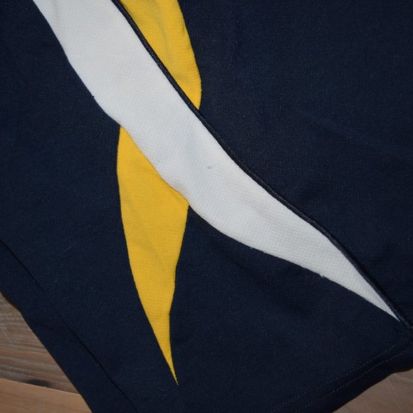 Vtg Teamwork Athletic Apparel Double Needle SHORTS Men’s S Michigan Color Block - Picture 9 of 9